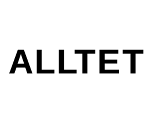 Alltet_logo_500x400px Stilren svart ALLTET-logotyp i minimalistisk typografi.