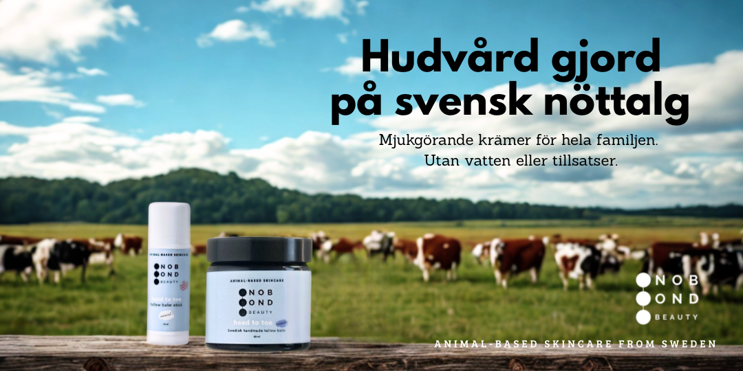 Program En unik och ny ingrediens hudvård, historien och fördelar med talg.